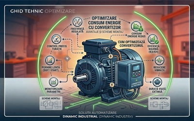 Optimizare consum energie cu convertizor de frecvență Dinamic Industrial (Dynamic Industry)