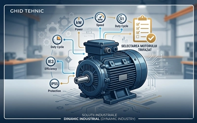 Ghid selecție motor electric trifazat industrial IE3 Dinamic Industrial (Dynamic Industry)
