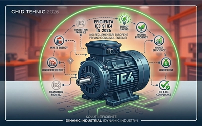 Reglementări europene 2026 eficiență energetică IE3 IE4 Dinamic Industrial (Dynamic Industry)